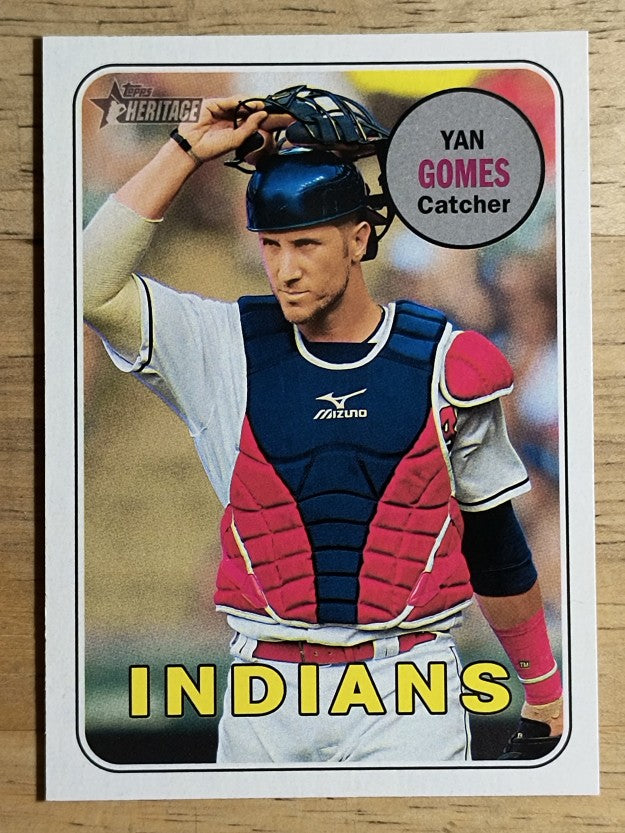 2018 Topps Heritage #350 Yan Gomes