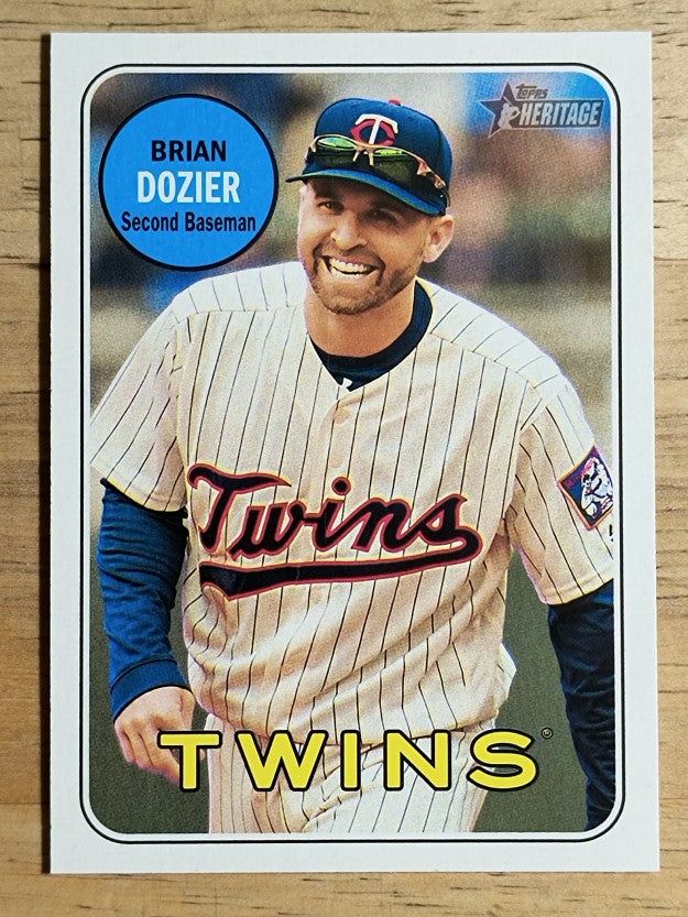 2018 Topps Heritage #356 Brian Dozier