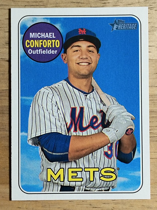 2018 Topps Heritage #364 Michael Conforto
