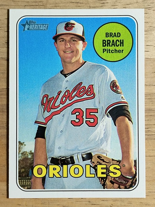 2018 Topps Heritage #371 Brad Brach