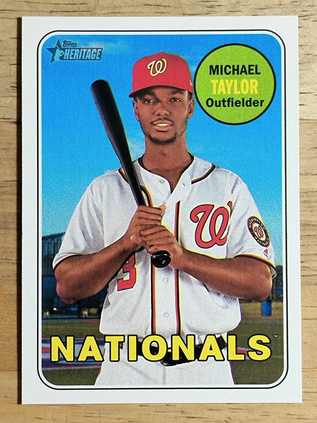 2018 Topps Heritage #372 Michael Taylor