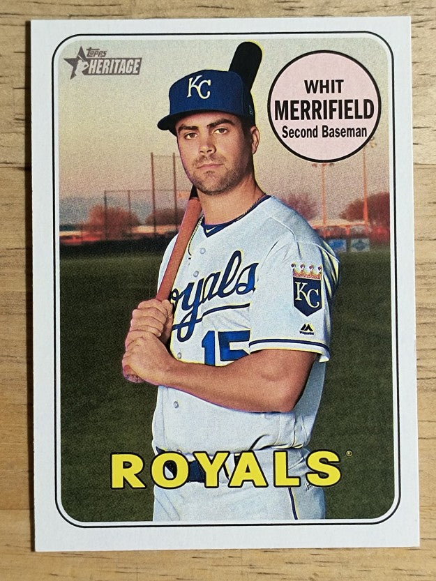 2018 Topps Heritage #375 Whit Merrifield