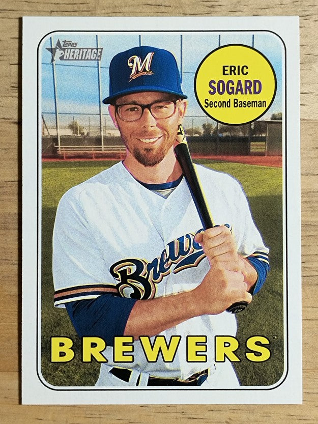 2018 Topps Heritage #380 Eric Sogard