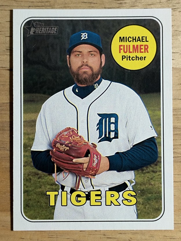 2018 Topps Heritage #382 Michael Fulmer