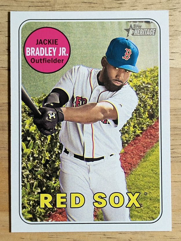 2018 Topps Heritage #391 Jackie Bradley Jr.