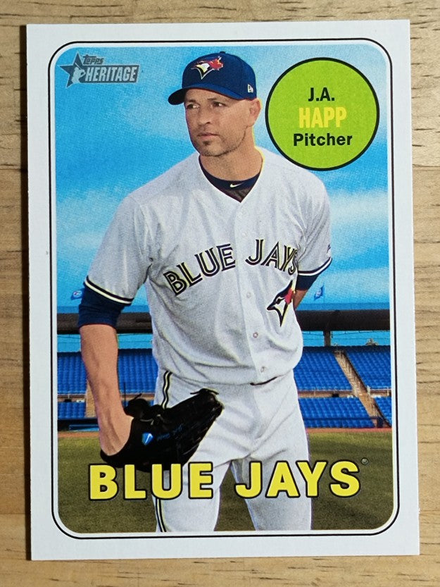 2018 Topps Heritage #398 J.A. Happ