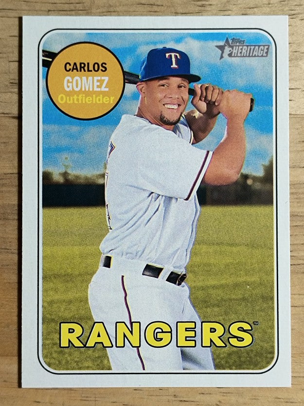 2018 Topps Heritage #400 Carlos Gomez