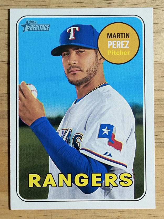 2018 Topps Heritage #420 Martin Perez SP
