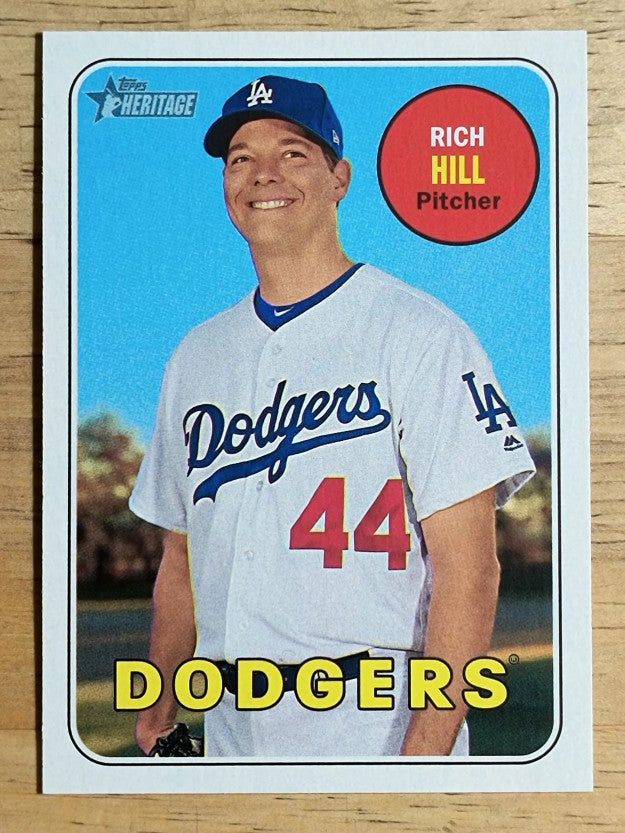 2018 Topps Heritage #426 Rich Hill SP