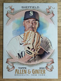2021 Topps Allen and Ginter #252 Justus Sheffield