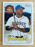 2018 Topps Heritage #500 Jose Pirela SP