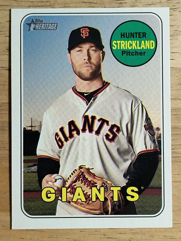 2018 Topps Heritage #515 Hunter Strickland