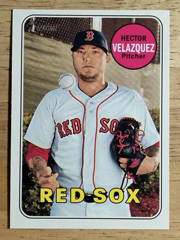 2018 Topps Heritage #516 Hector Velazquez