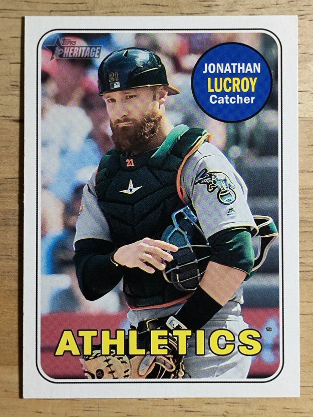 2018 Topps Heritage #517 Jonathan Lucroy