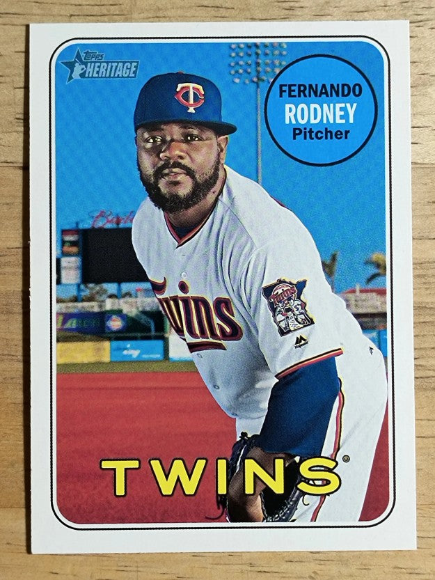 2018 Topps Heritage #544 Fernando Rodney