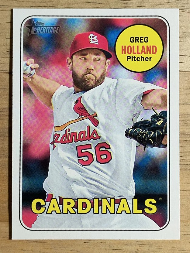 2018 Topps Heritage #569 Greg Holland