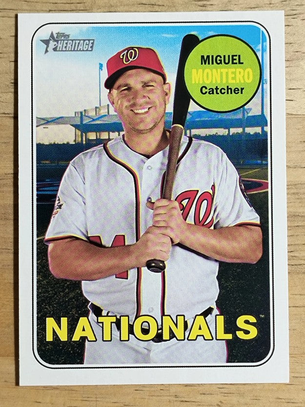 2018 Topps Heritage #574 Miguel Montero