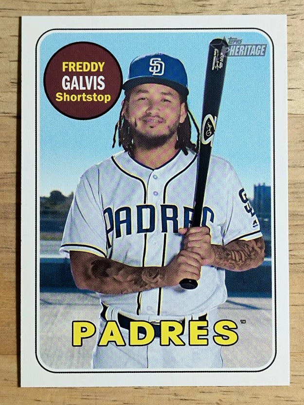 2018 Topps Heritage #595 Freddy Galvis