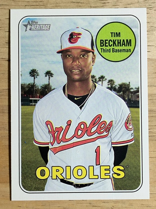 2018 Topps Heritage #616 Tim Beckham