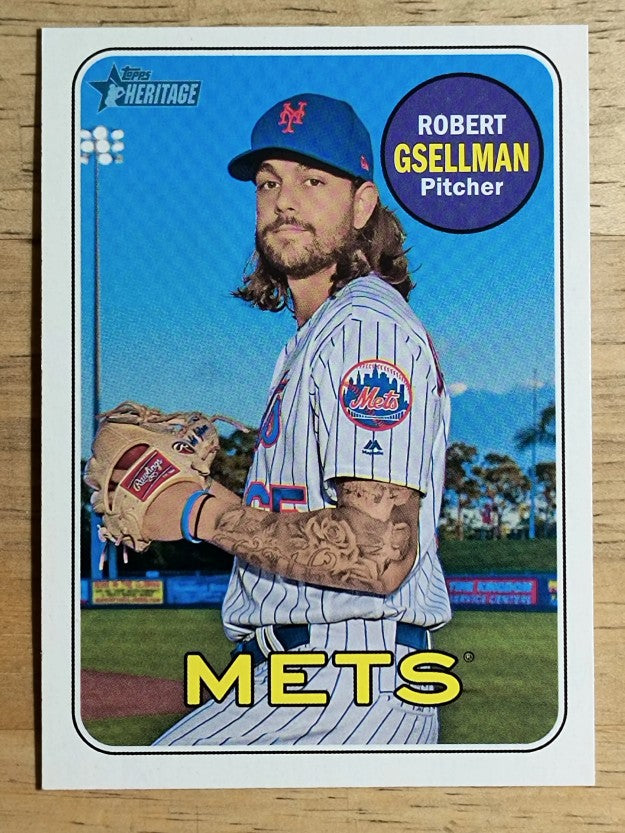 2018 Topps Heritage #631 Robert Gsellman
