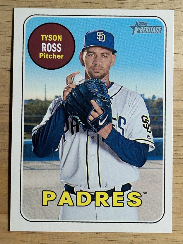 2018 Topps Heritage #645 Tyson Ross