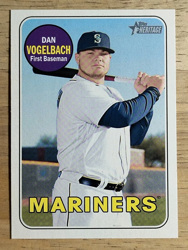 2018 Topps Heritage #700 Dan Vogelbach