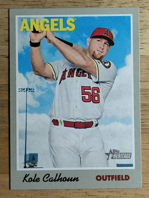 2019 Topps Heritage #4 Kole Calhoun