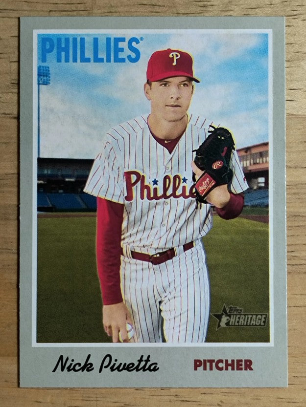 2019 Topps Heritage #6 Nick Pivetta