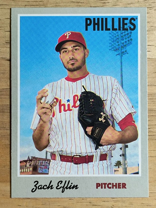 2019 Topps Heritage #24 Zach Eflin