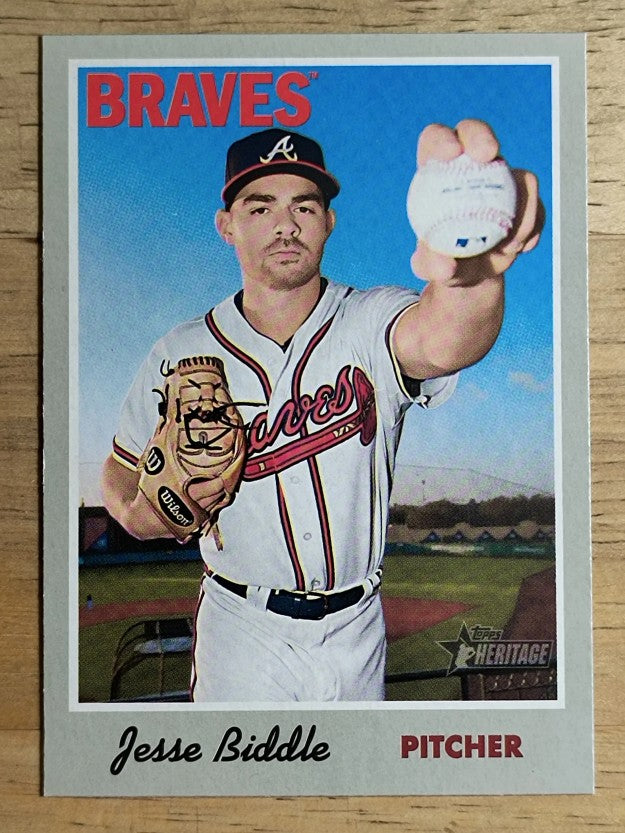 2019 Topps Heritage #48 Jesse Biddle