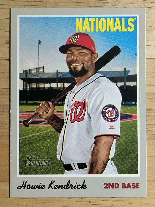2019 Topps Heritage #49 Howie Kendrick