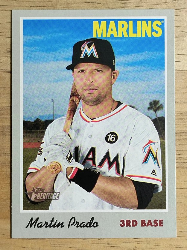 2019 Topps Heritage #86 Martin Prado