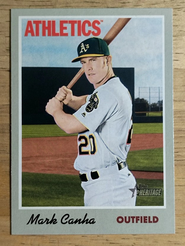 2019 Topps Heritage #102 Mark Canha