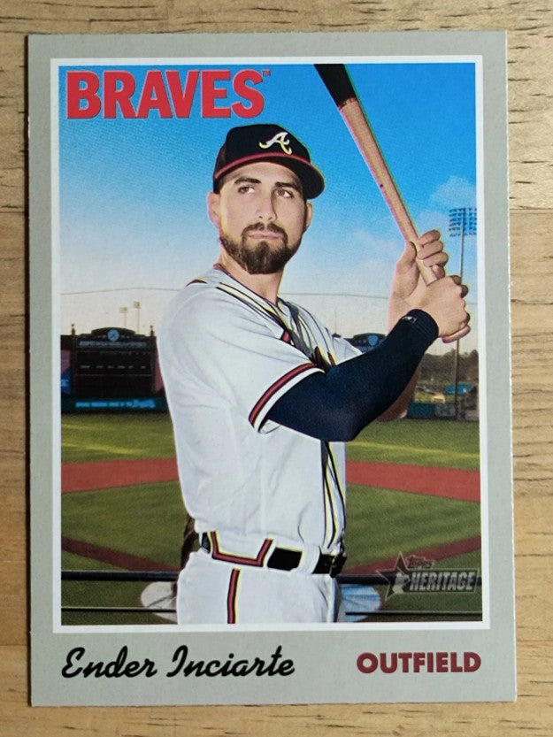 2019 Topps Heritage #105 Ender Inciarte