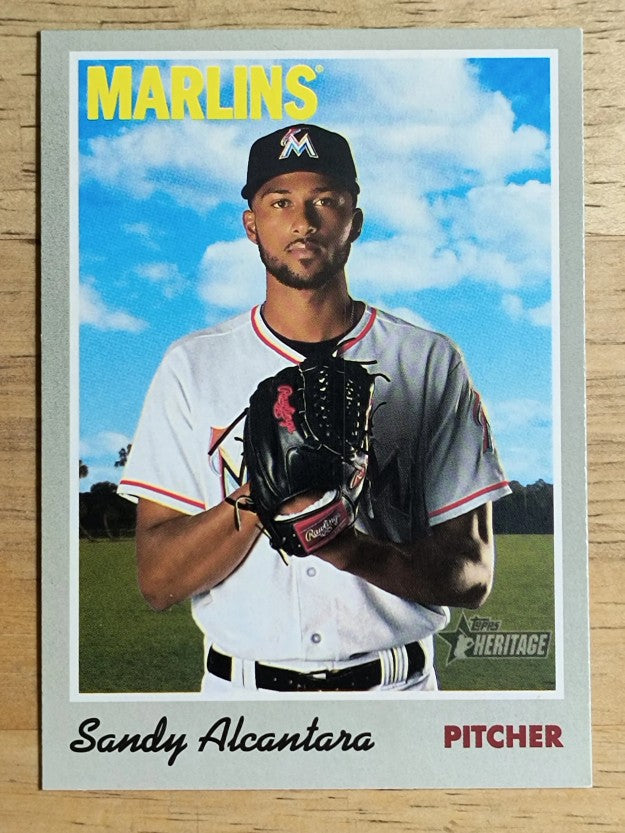 2019 Topps Heritage #123 Sandy Alcantara