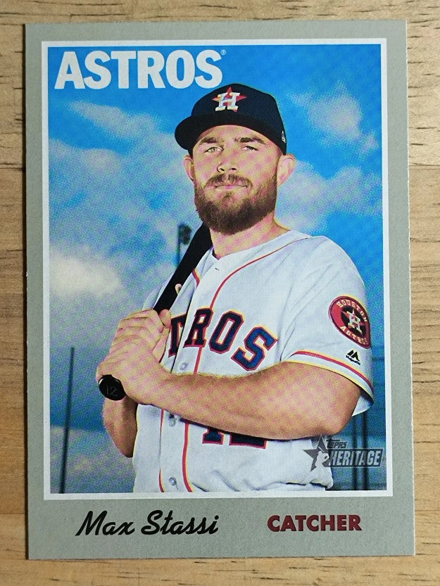 2019 Topps Heritage #126 Max Stassi
