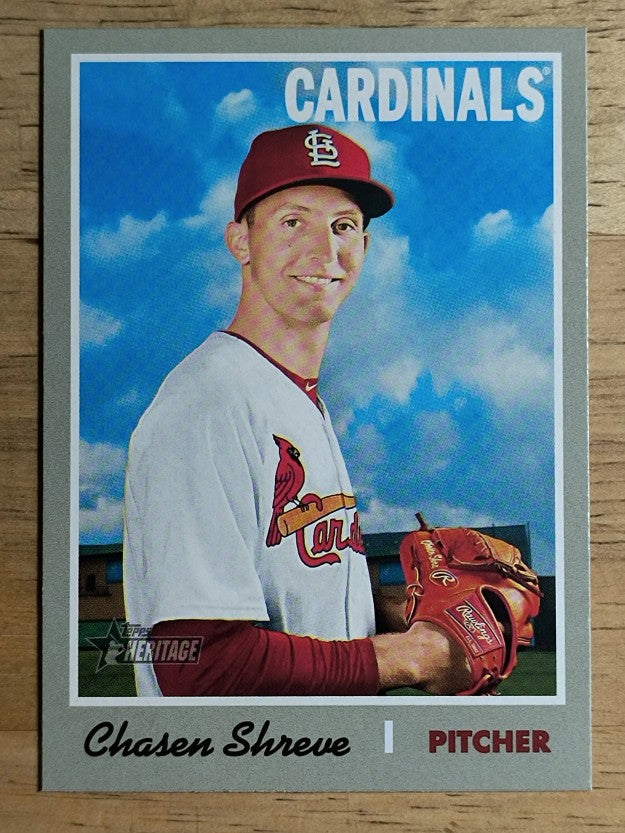 2019 Topps Heritage #143 Chasen Shreve