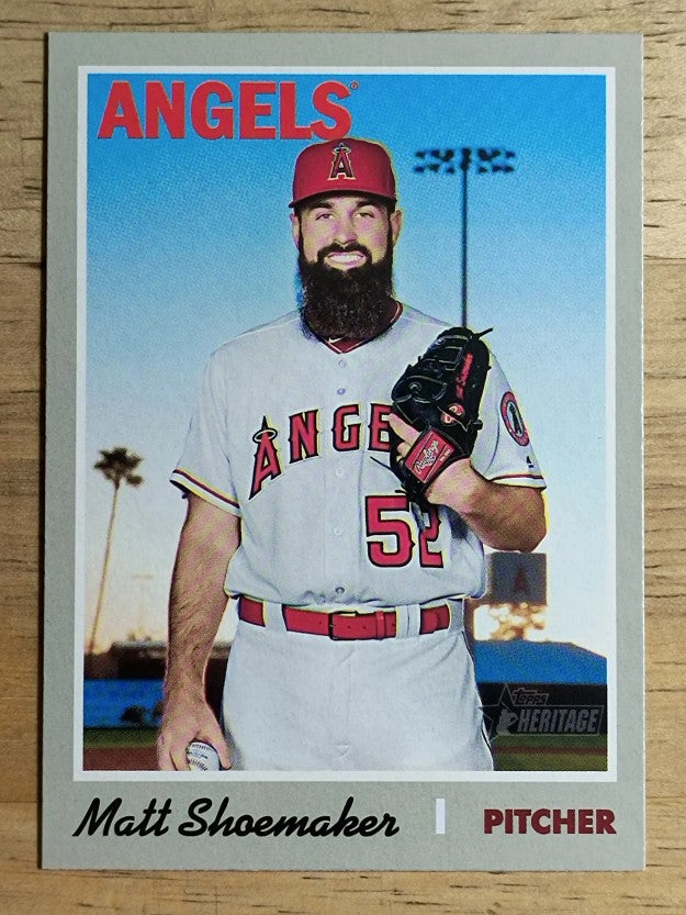 2019 Topps Heritage #156 Matt Shoemaker