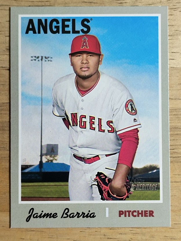 2019 Topps Heritage #173 Jaime Barria