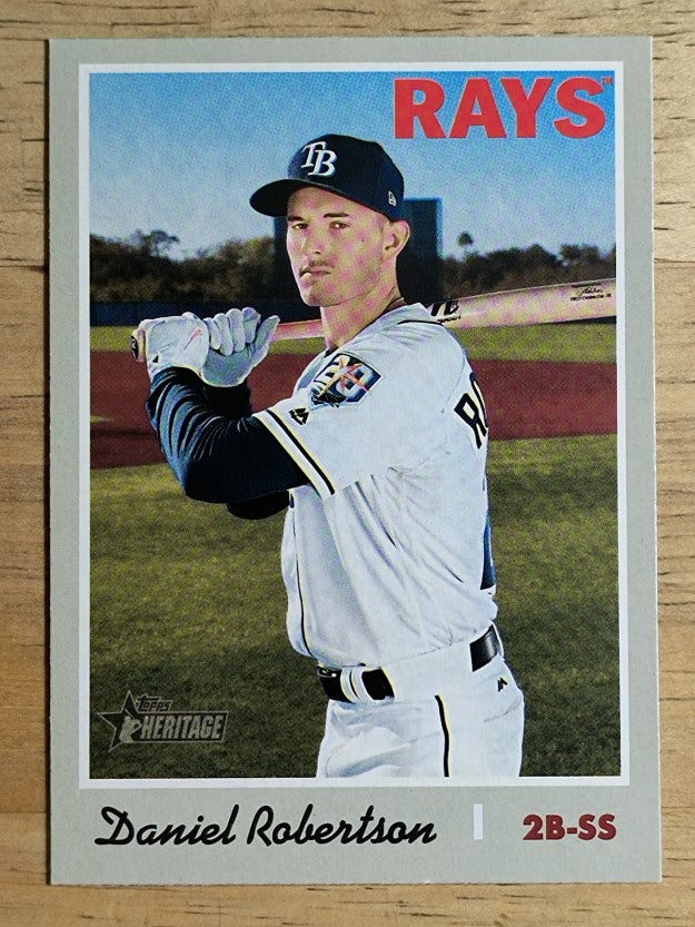 2019 Topps Heritage #175 Daniel Robertson