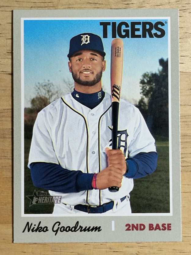 2019 Topps Heritage #177 Niko Goodrum