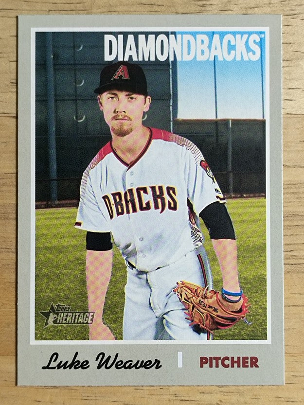 2019 Topps Heritage #190 Luke Weaver