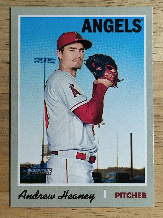2019 Topps Heritage #203 Andrew Heaney
