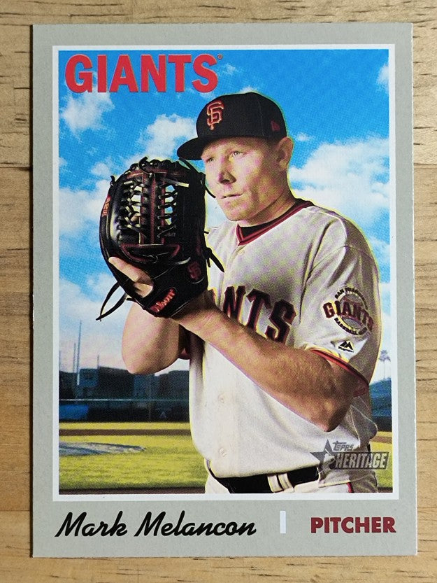 2019 Topps Heritage #210 Mark Melancon