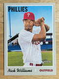 2019 Topps Heritage #218 Nick Williams