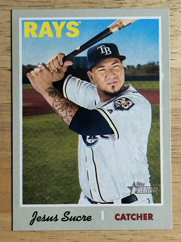 2019 Topps Heritage #219 Jesus Sucre RC