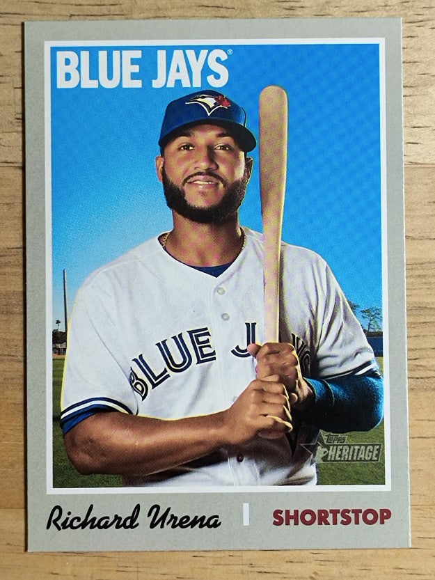 2019 Topps Heritage #243 Richard Urena