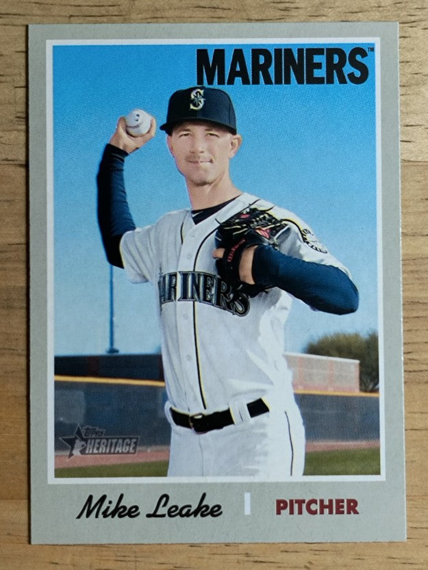 2019 Topps Heritage #289 Mike Leake