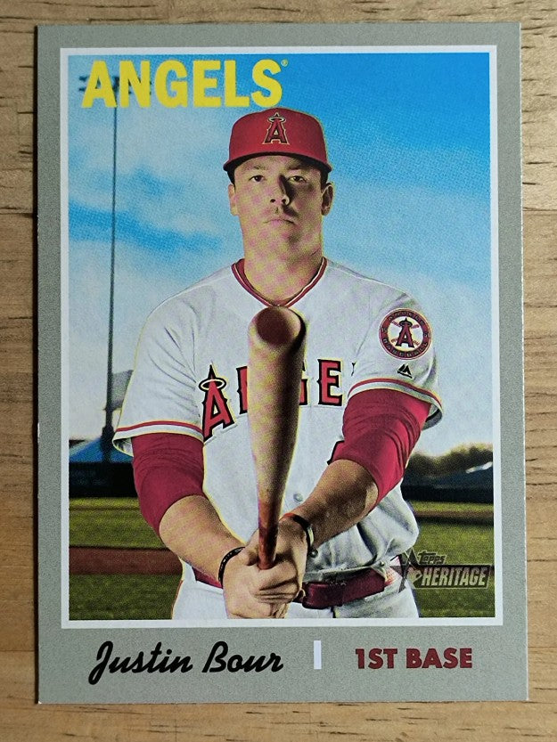 2019 Topps Heritage #324 Justin Bour