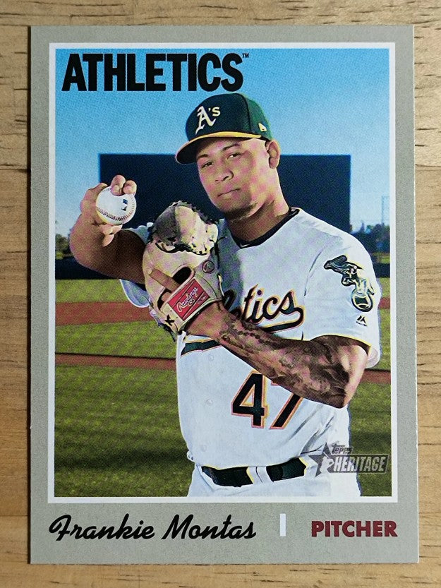 2019 Topps Heritage #325 Frankie Montas